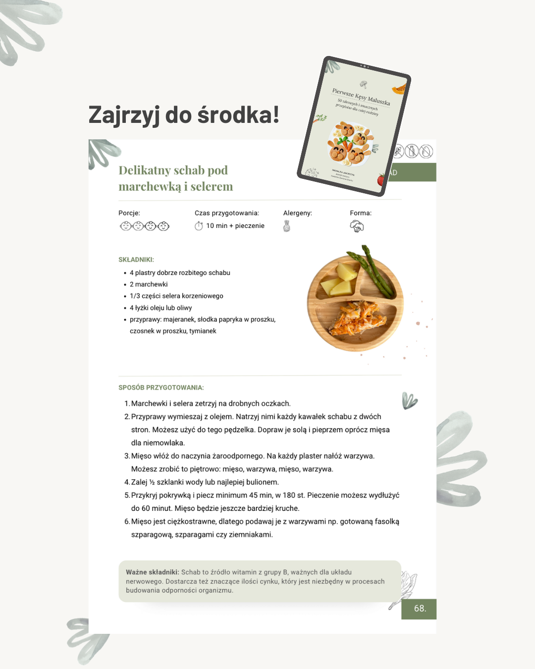 Duet Rozszerzanie Diety dla Świadomych Rodziców. Przewodnik po rozszerzaniu diety niemowlaka + 50 zdrowych i smacznych przepisów dla niemowlaka i jego rodziny. - obrazek 8