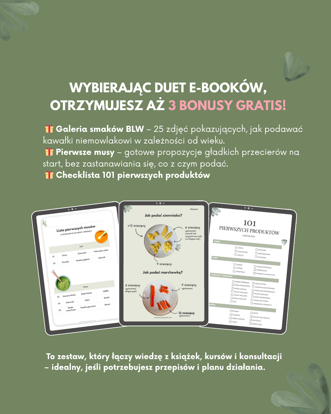 Duet Rozszerzanie Diety dla Świadomych Rodziców. Przewodnik po rozszerzaniu diety niemowlaka + 50 zdrowych i smacznych przepisów dla niemowlaka i jego rodziny. - obrazek 2