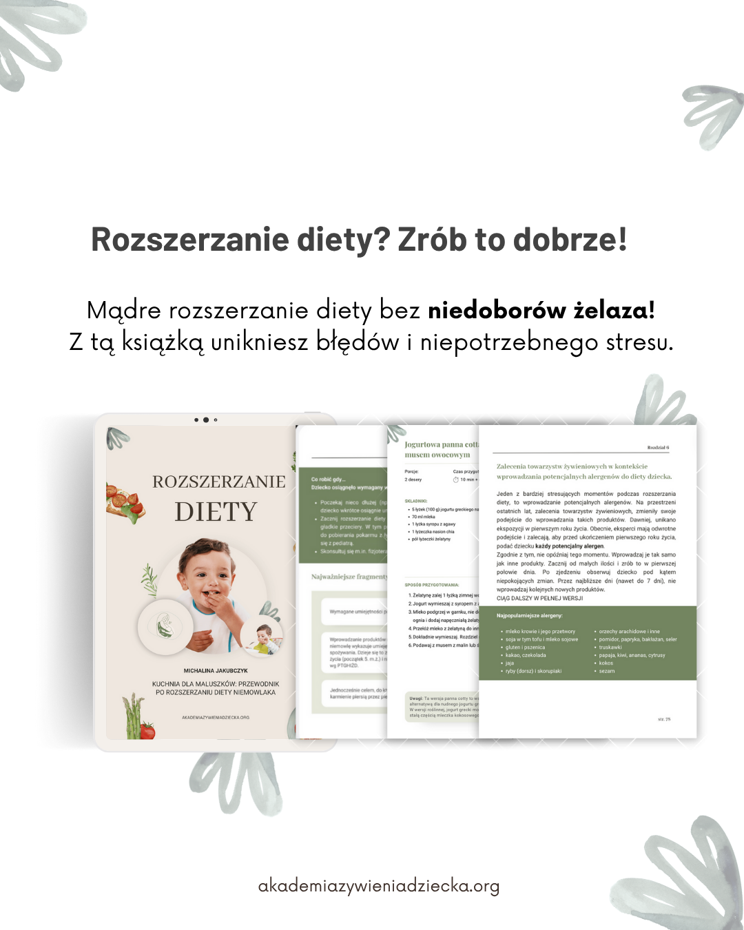 Duet Rozszerzanie Diety dla Świadomych Rodziców. Przewodnik po rozszerzaniu diety niemowlaka + 50 zdrowych i smacznych przepisów dla niemowlaka i jego rodziny. - obrazek 5