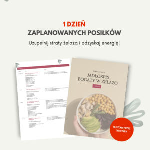 plan posilkow bogatych w zelazo jeden dzien